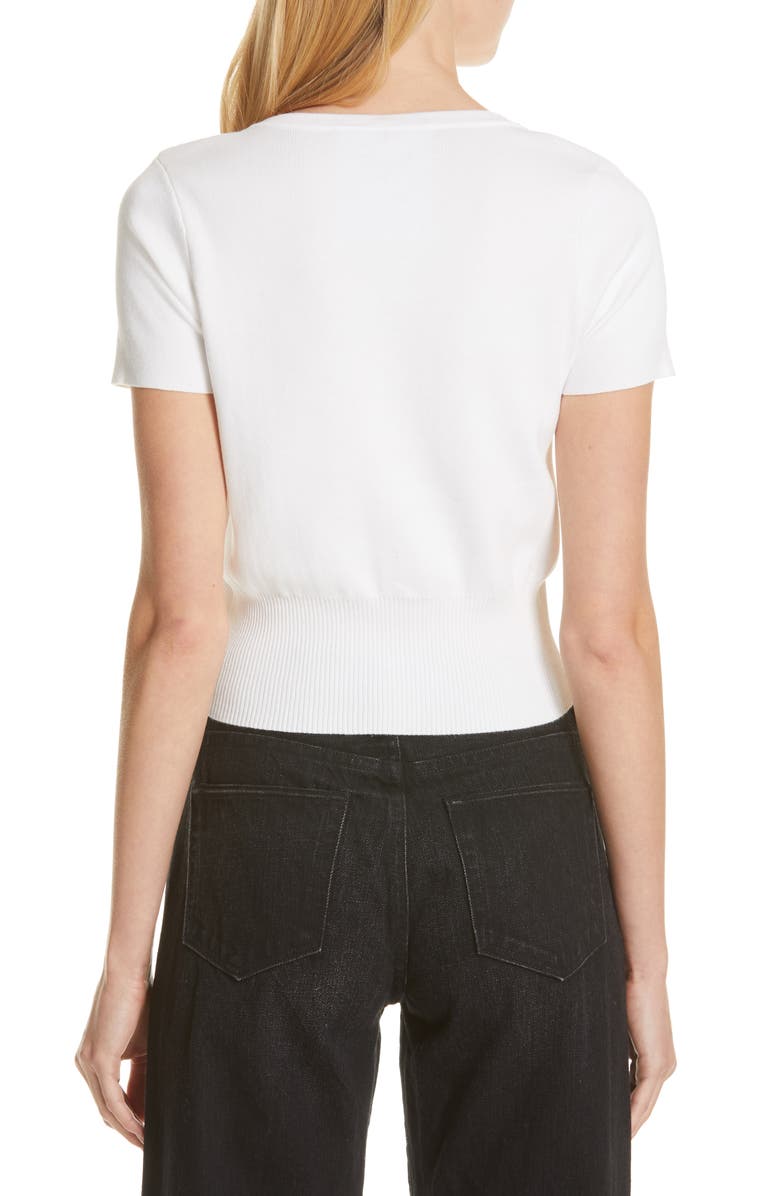 Simon Miller Senoia Fitted Crop Cardigan, Alternate, color, 