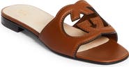 Gucci Interlocking G Cutout Slide Sandal