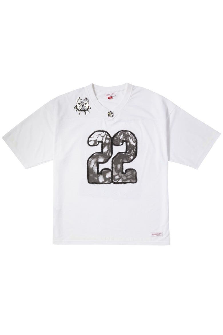 Men's Mitchell & Ness White ÑFL Por La Cultura x CHITO Limited Edition Jersey, Alternate, color, White