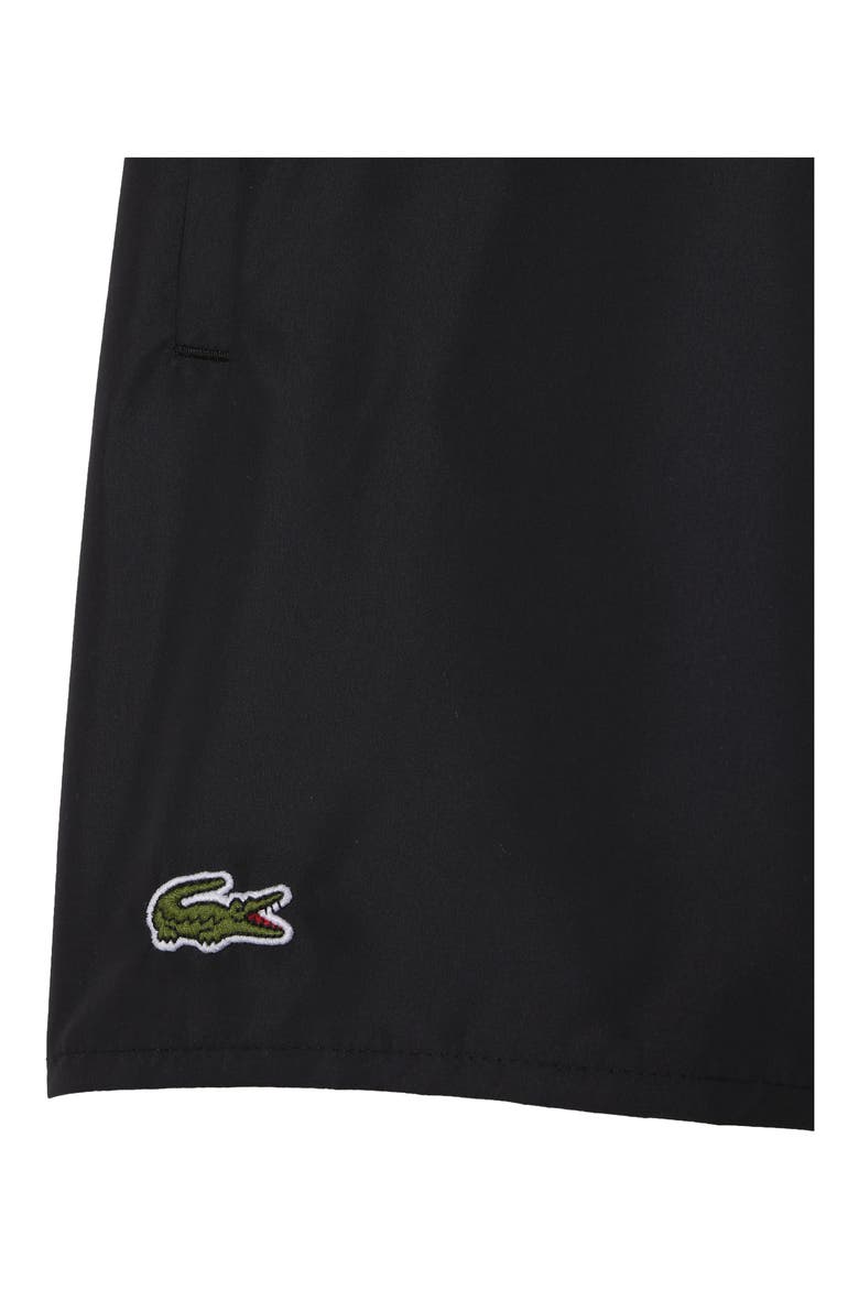 Recycled Polyester Swim Trunks, Alternate, color, 964 NOIR/ VERT