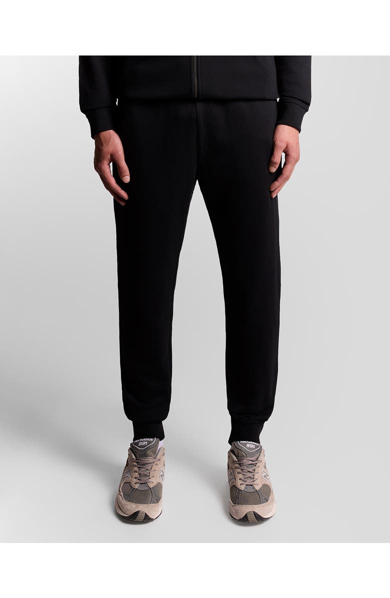 Lyle & Scott Skinny Sweatpants, Main, color, Jet Black