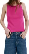 MANGO Fine-Knit Boat Neck Top
