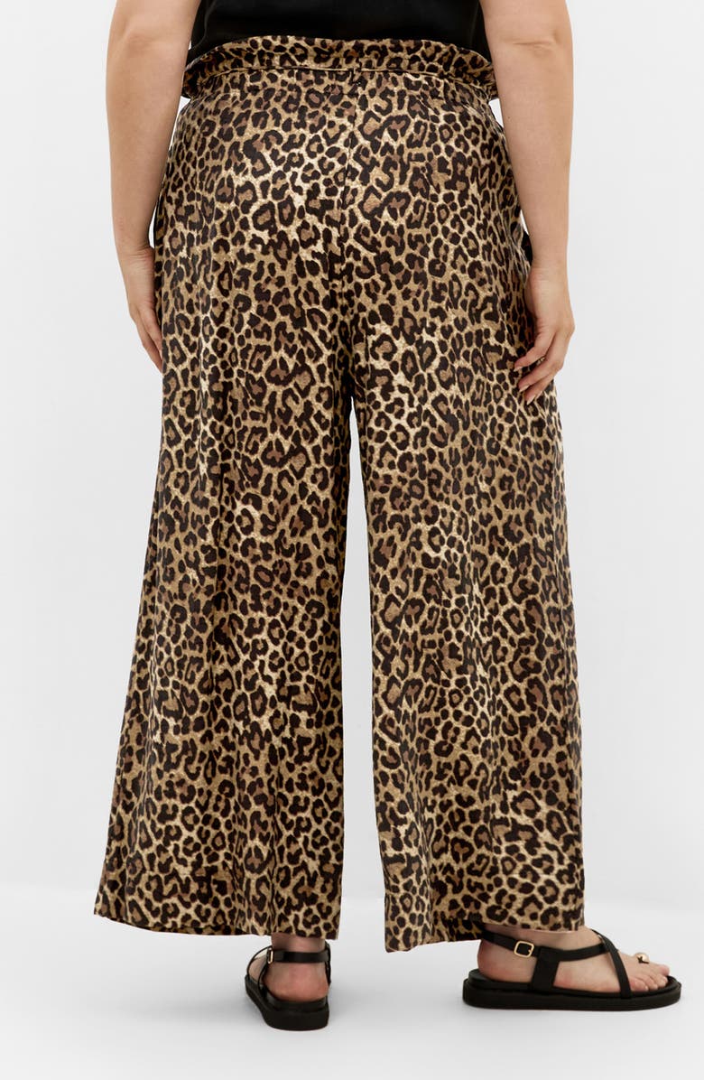 City Chic Resort Print Pants, Alternate, color, Leopard