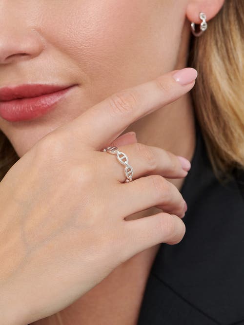 Devata Mariner Anchor Ring In Metallic