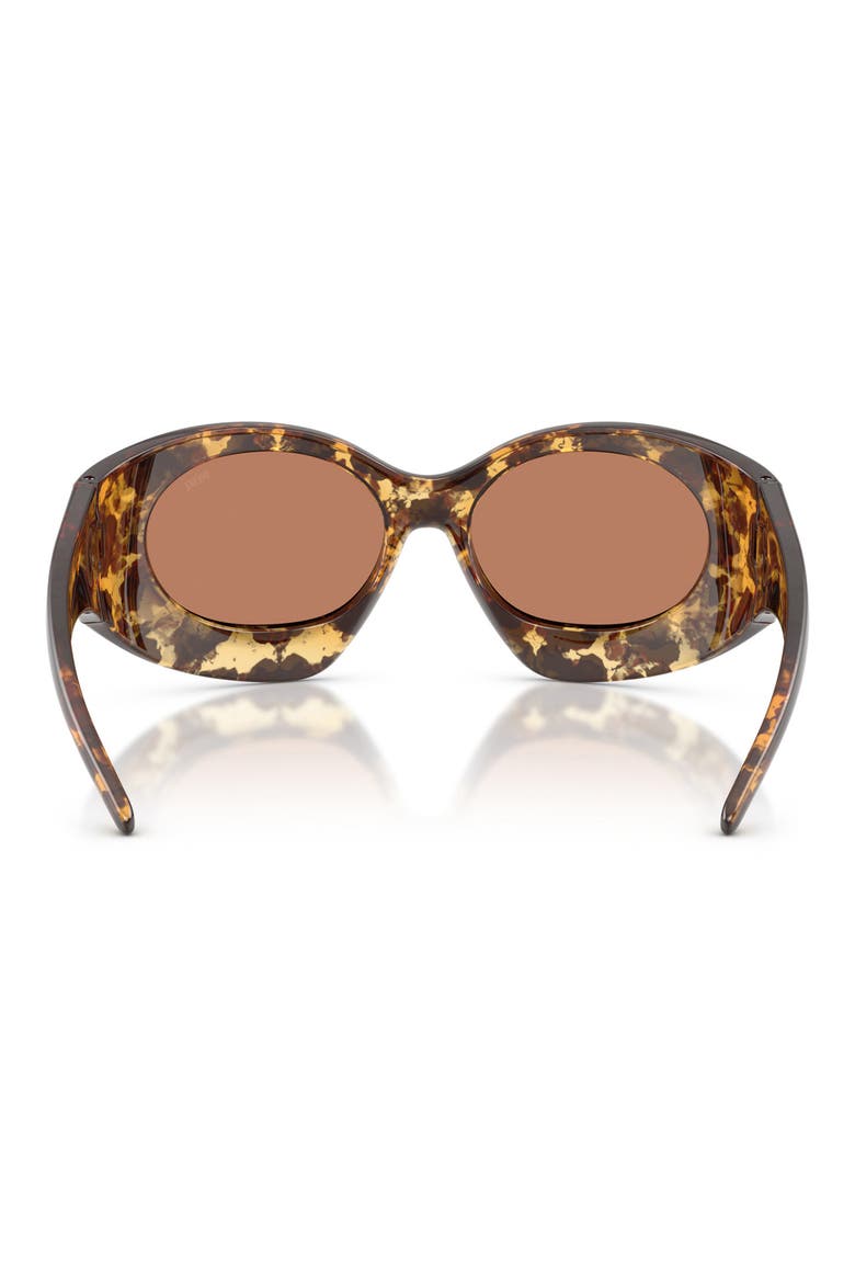 56mm Cat Eye Sunglasses, Alternate, color, YELLOW HAVANA / LIGHT BROWN