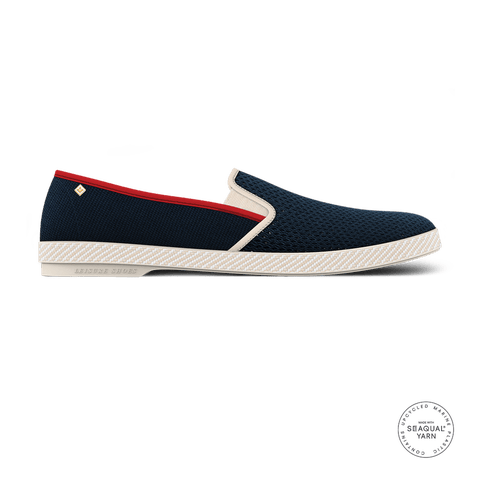 Classic Canvas & Mesh Slip-On Loafer