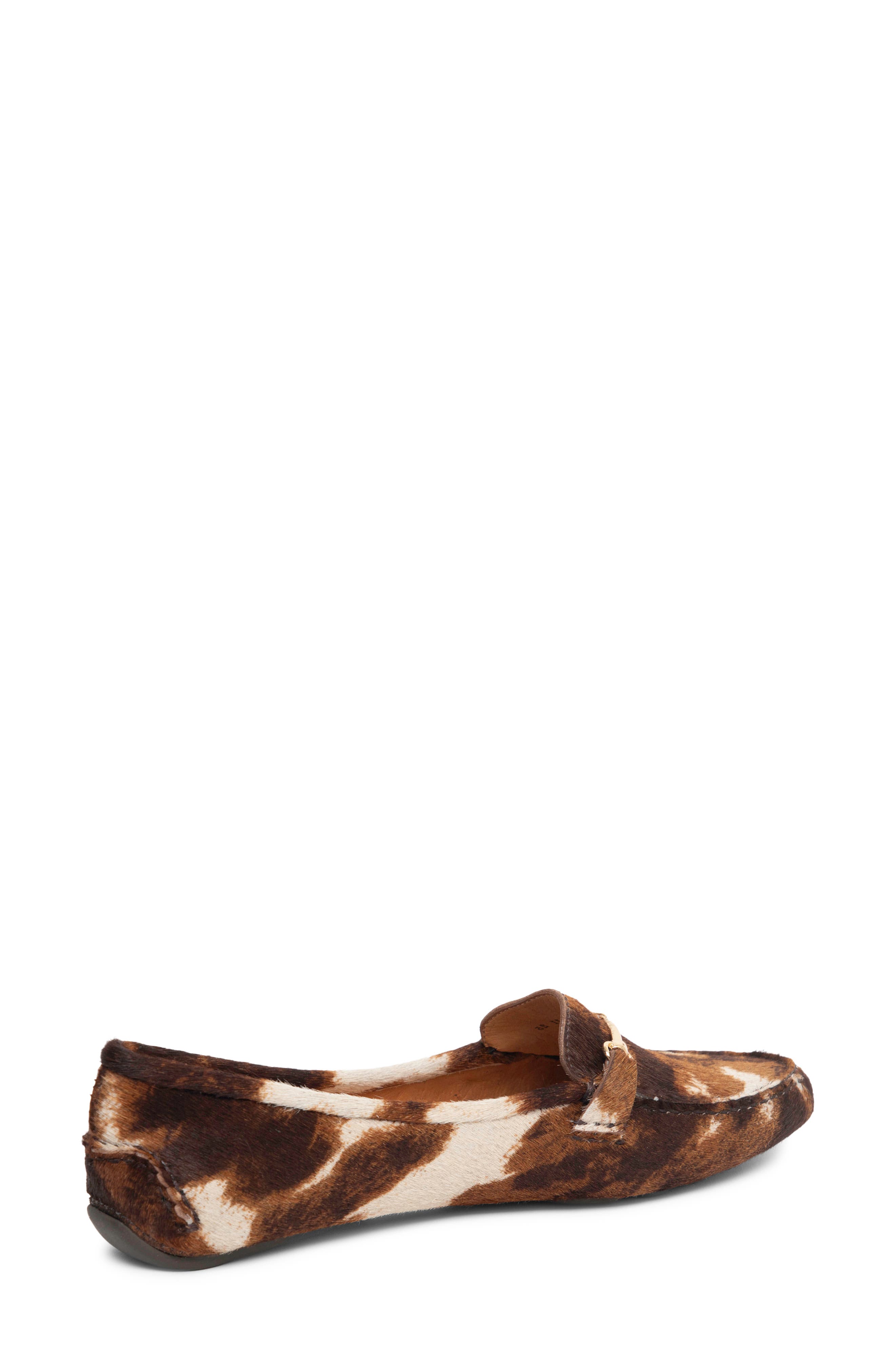 Caroline Moc Toe Genuine Calf Hair Bit Loafer, Alternate, color, TAN/ BROWN HAIRCALF