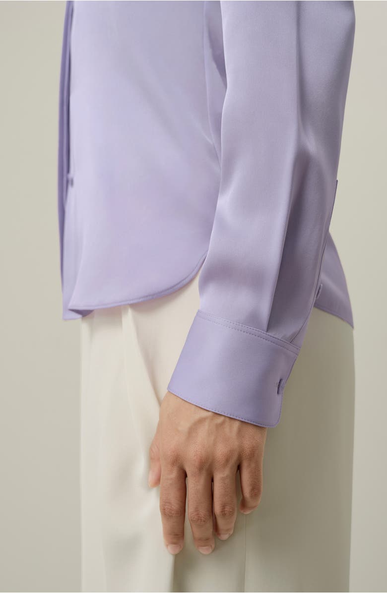 Lilysilk Stretch Double Georgette Shirt, Alternate, color, Orchid Petal