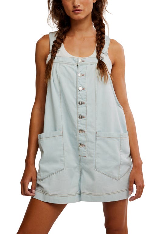 FREE PEOPLE FREE PEOPLE YOU'VE GOT THE LOVE SHORT OVERALLS