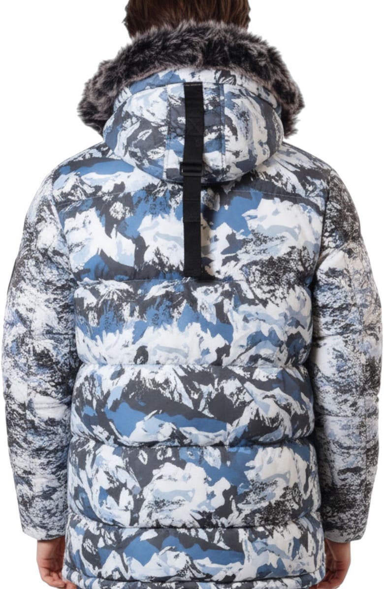 CANADA WEATHER GEAR Men's Heavyweight Parka, Alternate, color, White Mountain