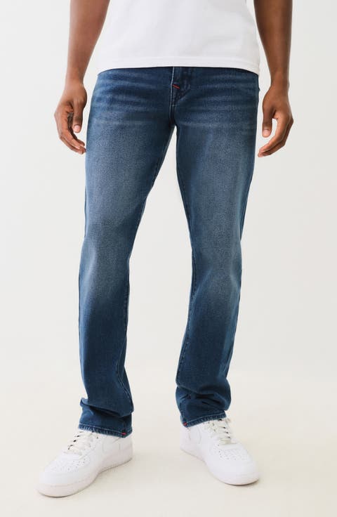 Ricky Big T Flap Straight Leg Jeans (Dark Shivering)