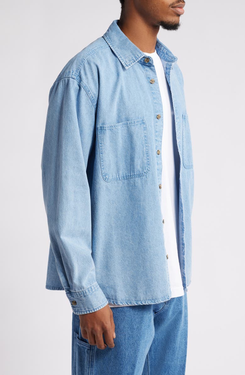 Obey Bigwig Dean Denim Button-Up Shirt, Alternate, color,