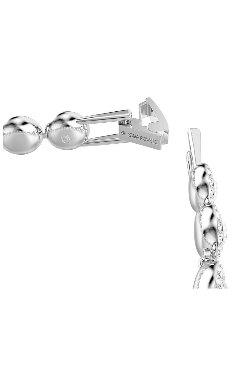 Una Crystal Bracelet, Alternate, color, SILVER/ WHITE