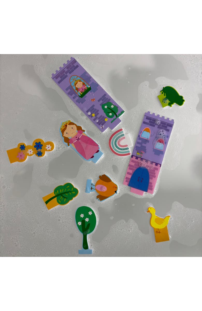 Buddy & Barney Bath Time Build & Play, Enchanted Castle, Water Toy, Kids 3+, Alternate, color, Multicolored
