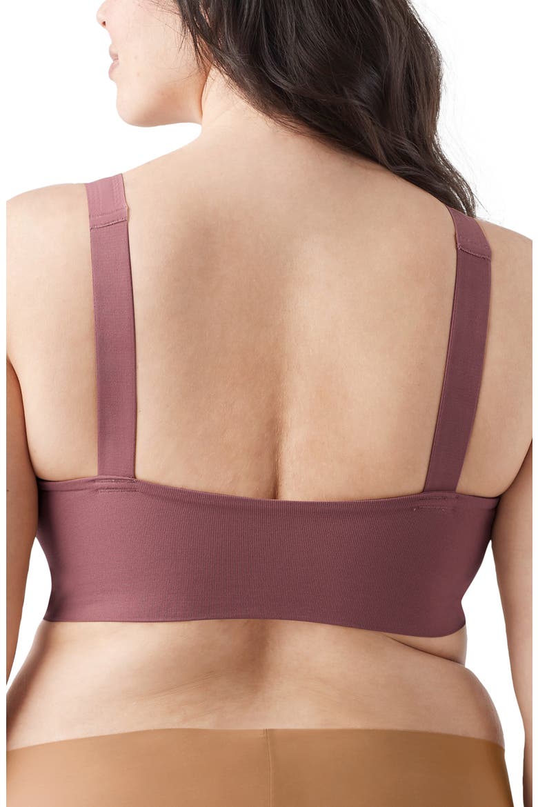 True Body Lift V-Neck Full Cup Soft Form Band Bra, Alternate, color, WILD GINGER