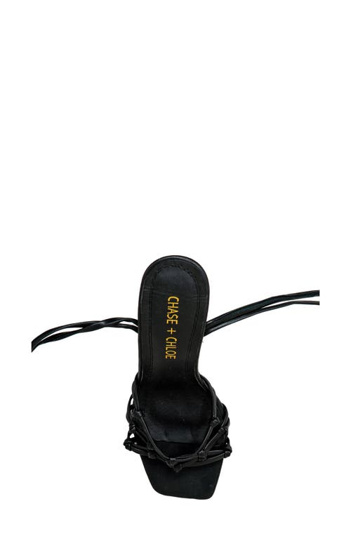 Chase & Chloe Chase And Chloe Lyria Ankle Wrap Sandal