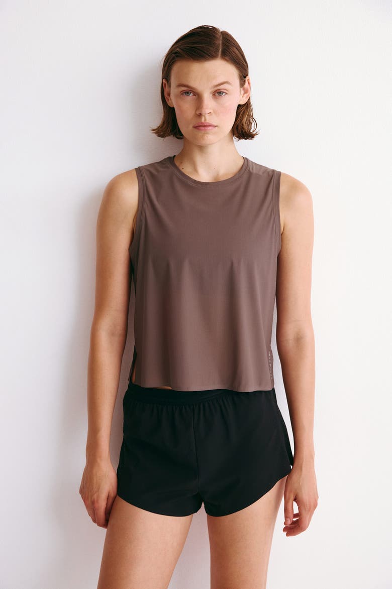 Sports Vest Top With Coolmove, Main, color, Smoke