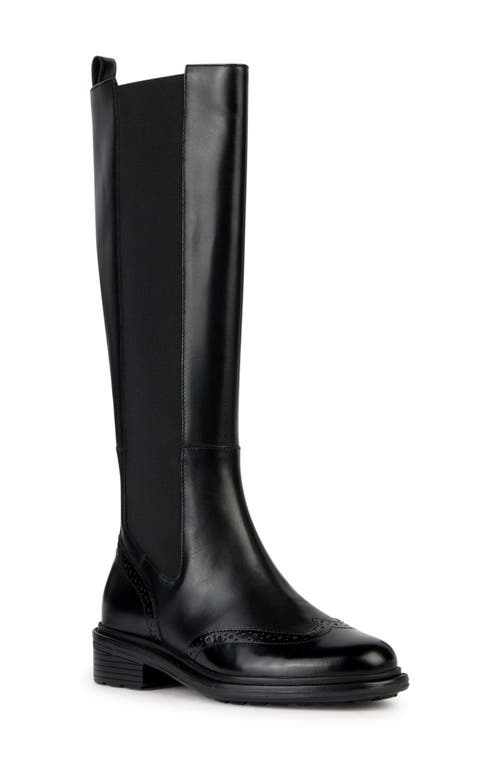 Geox Walk Pleasure Water Resistant Boot in Black 