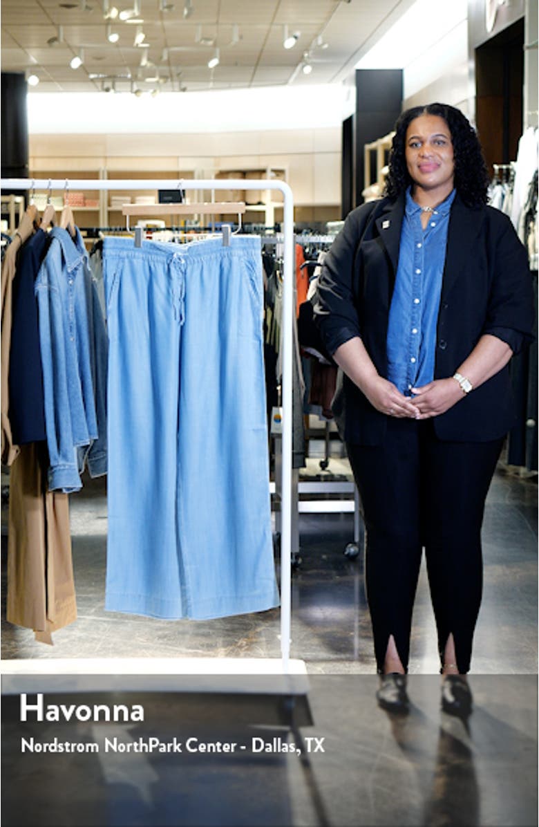 Chambray All Day Drawstring Pants, sales video thumbnail