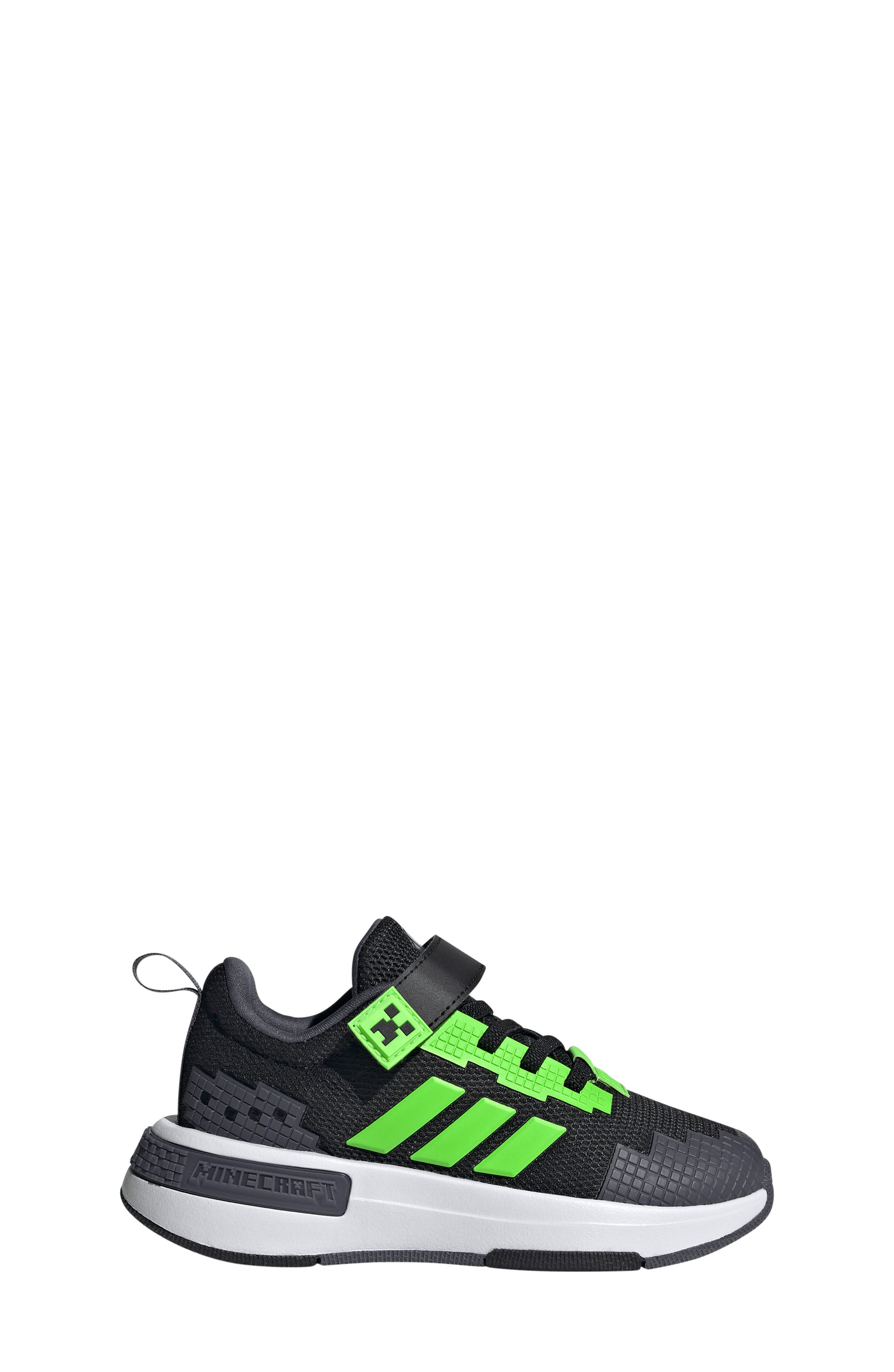 adidas Kids' Minecraft Sneaker, Alternate, color, Black/ White/ Aurora