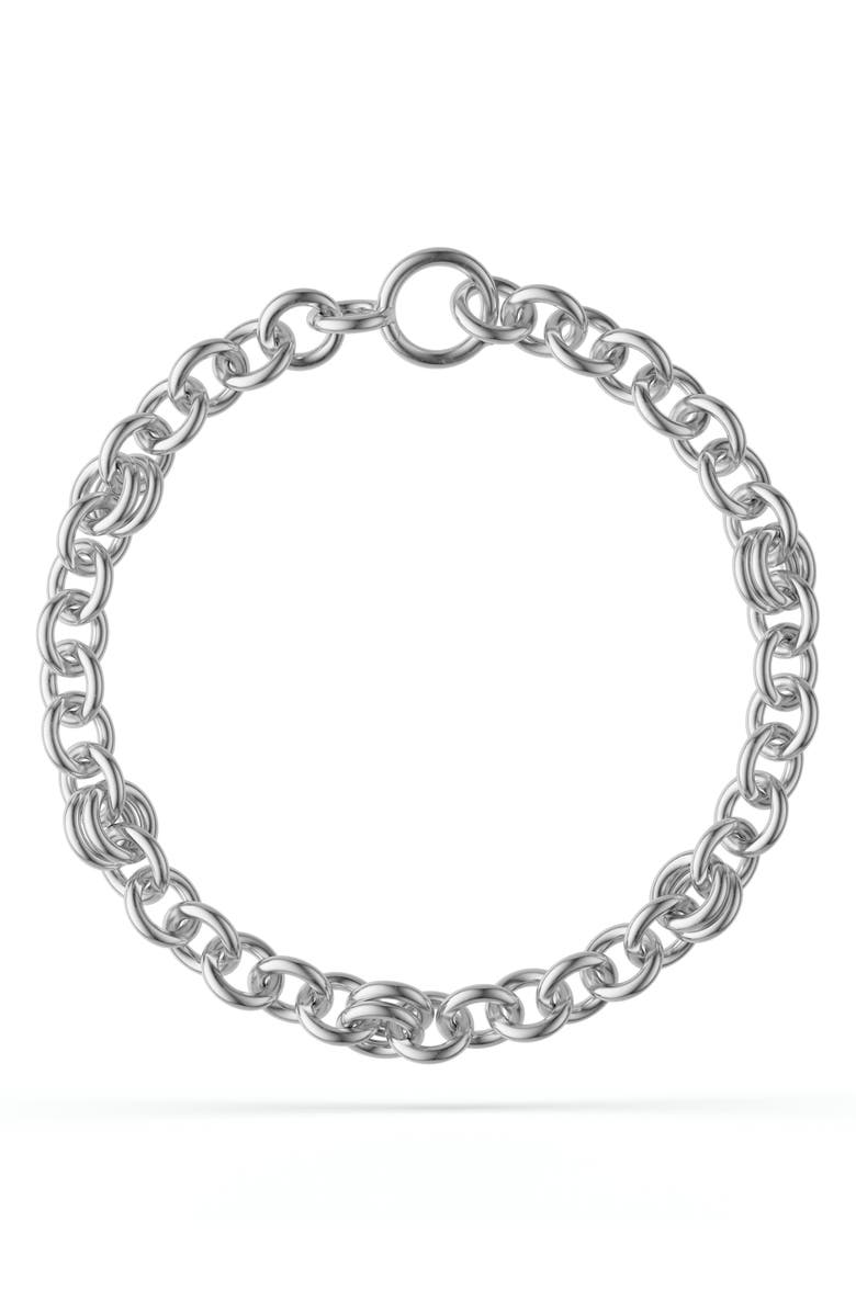 Spinelli Kilcollin Serpens Sterling Silver Chain Link Bracelet, Main, color, Silver