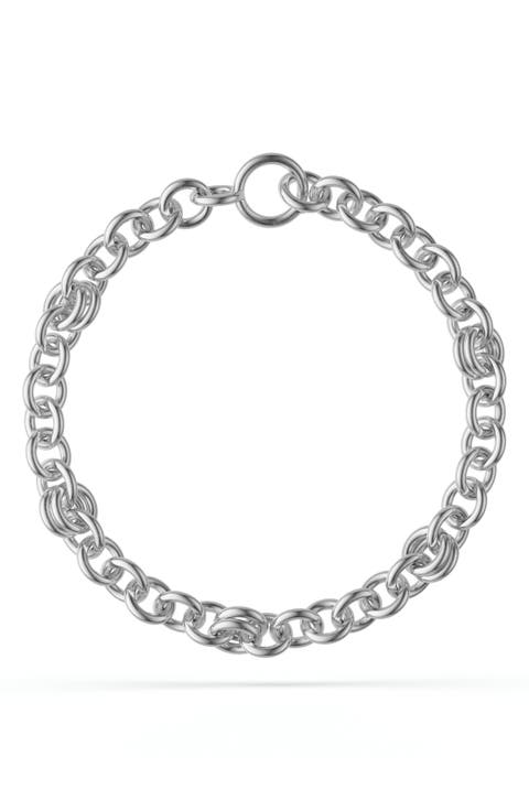 Serpens Sterling Silver Chain Link Bracelet