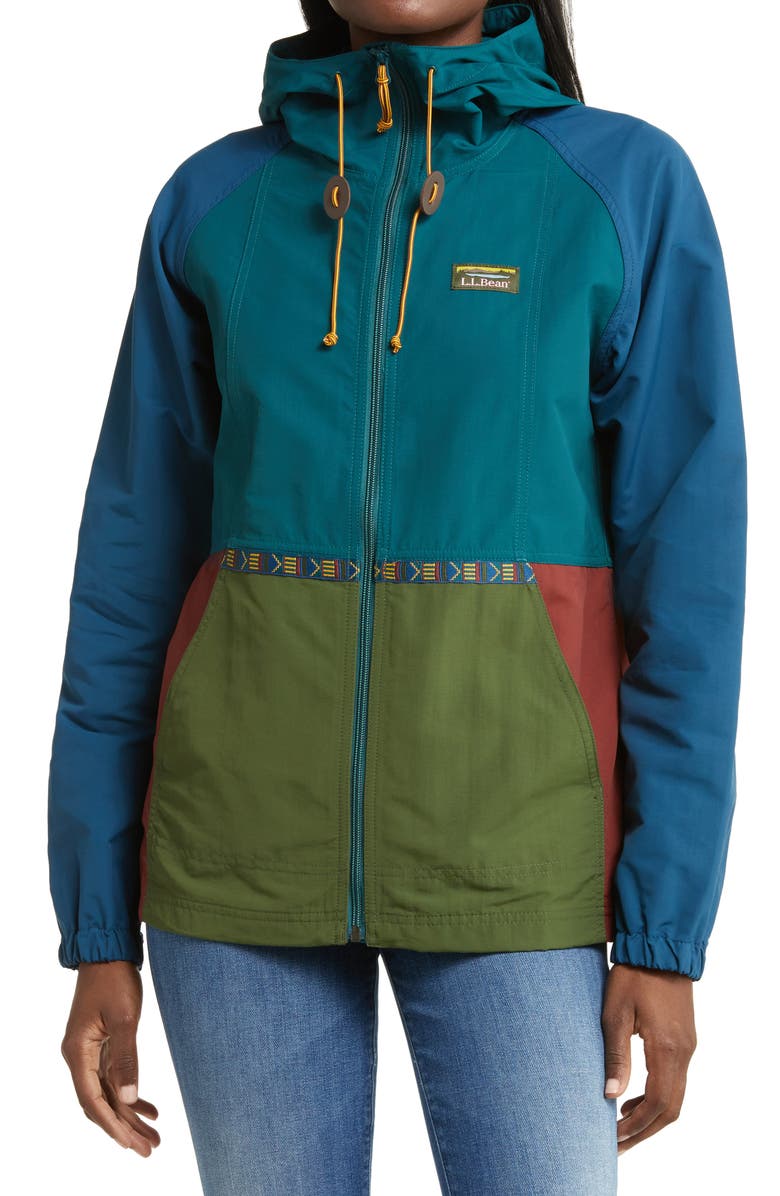 L.L.Bean Mountain Classic Water Resistant Nylon Jacket, Alternate, color,