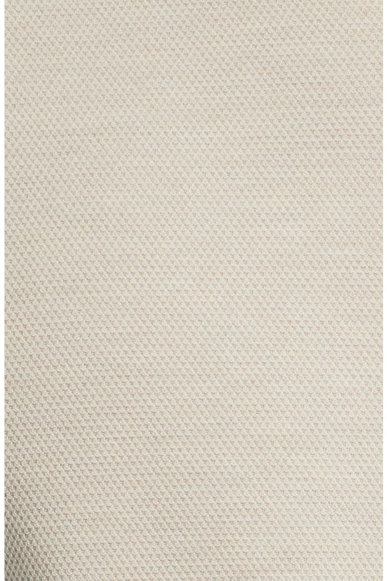 Vincent Bird's Eye Knit Button-Down Shirt, Alternate, color, CASHEW