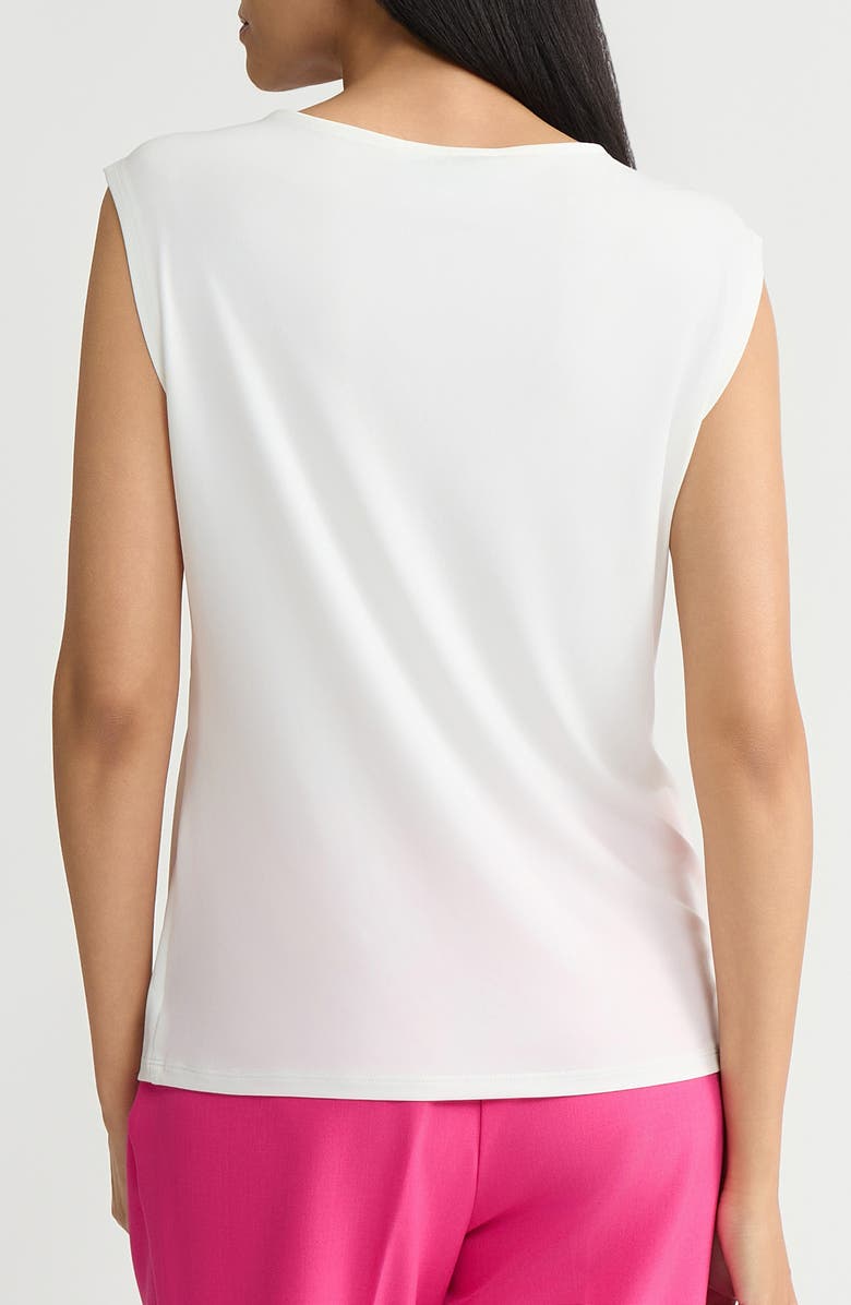 KASPER Keyhole Twist Neck Cap Sleeve Top, Alternate, color, 