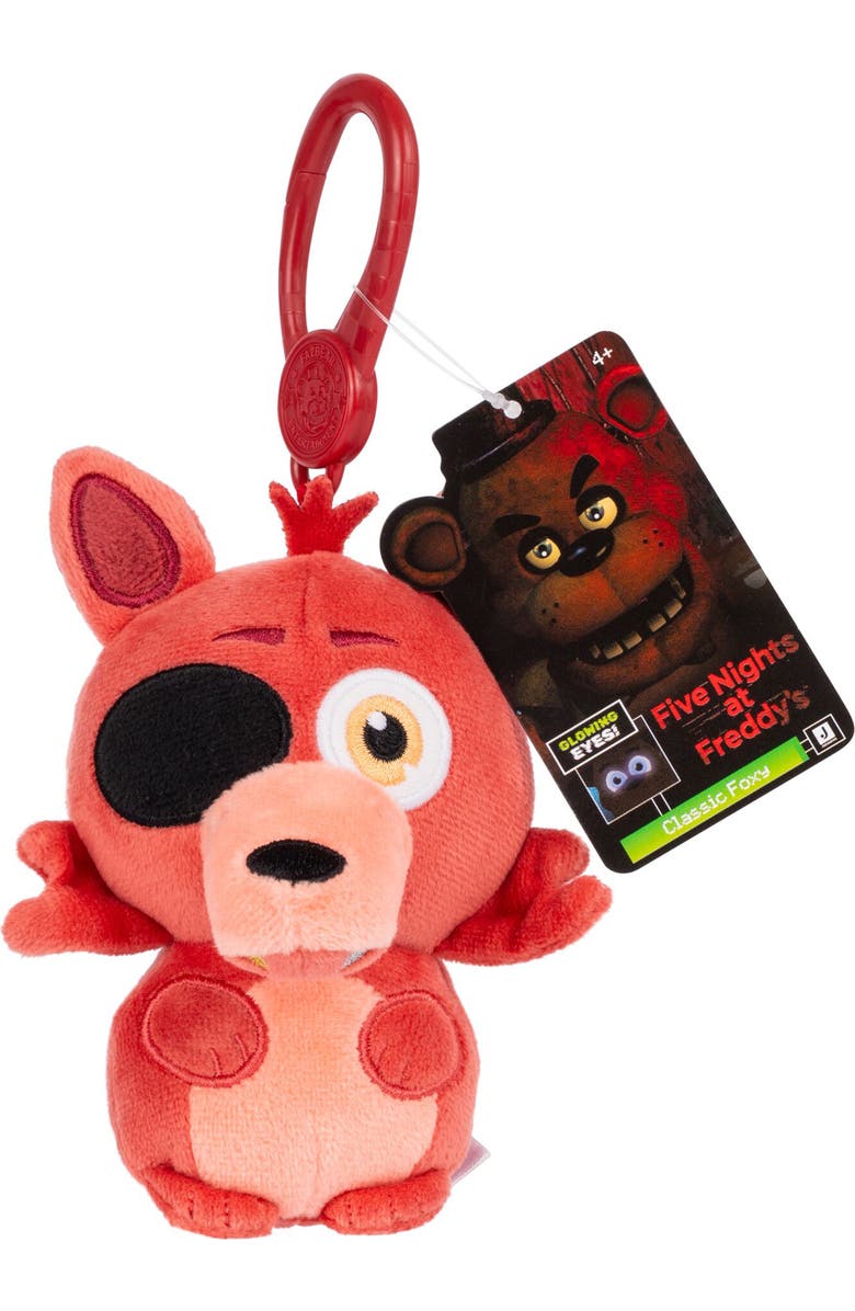 Five Nights At Freddy's Classic Foxy Keychain, Main, color, Multicolored