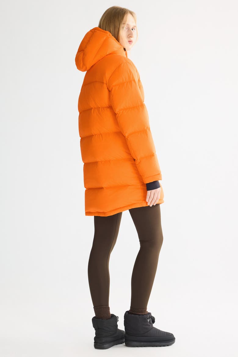 Puff-O® Hip-Length Down Puffer Jacket, Alternate, color, Orange