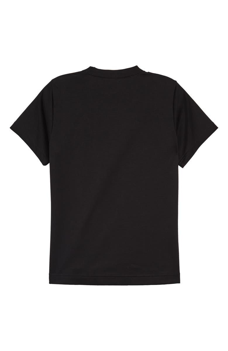 Noir Kei Ninomiya Bow Detail Cotton Ponté T-Shirt, Alternate, color,