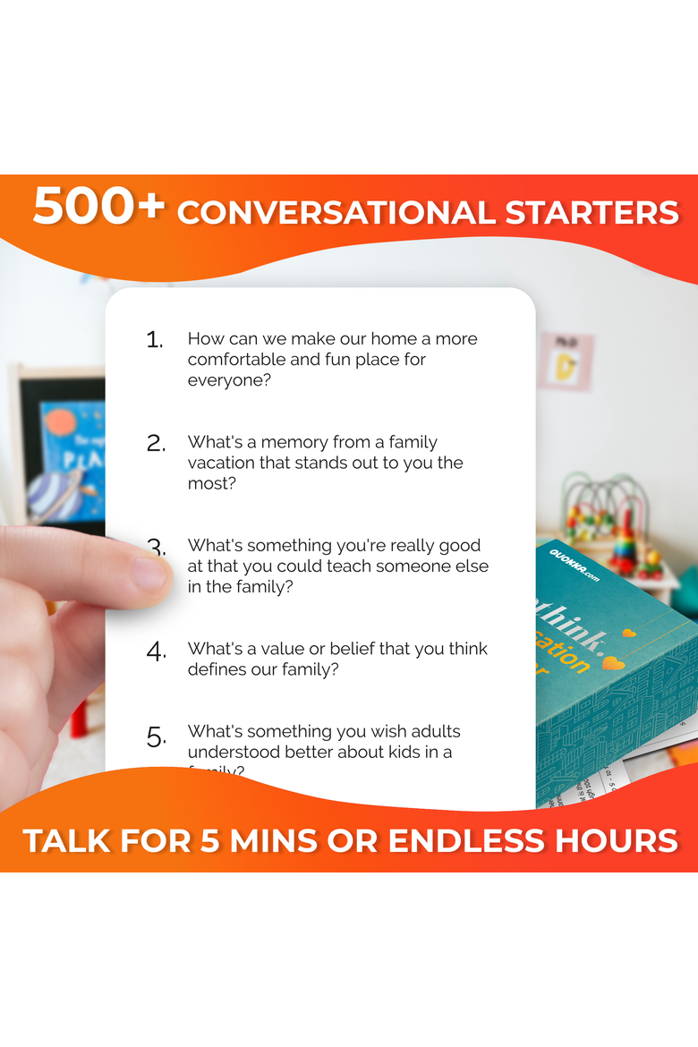 Conversation Family Games for Kids and Adults, Alternate, color, Travel version