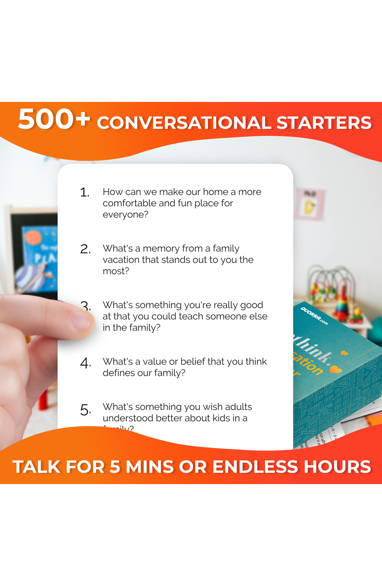 Quokka Conversation Family Games for Kids and Adults, Alternate, color, Travel Version