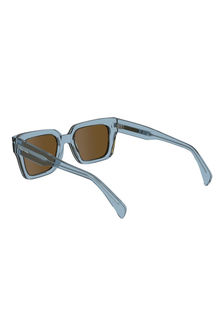 Kenton 52mm Rectangular Sunglasses, Alternate, color, AZURE