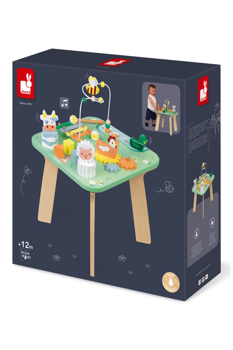 Meadow Wooden Activity Table, Alternate, color, BLUE