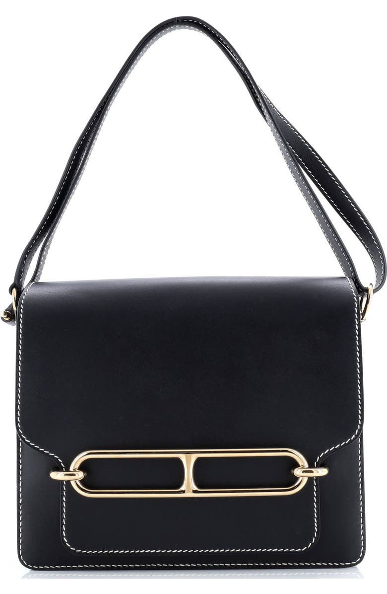 Pre-Owned Hermes Roulis Bag Sombrero 23, Main, color, Noir