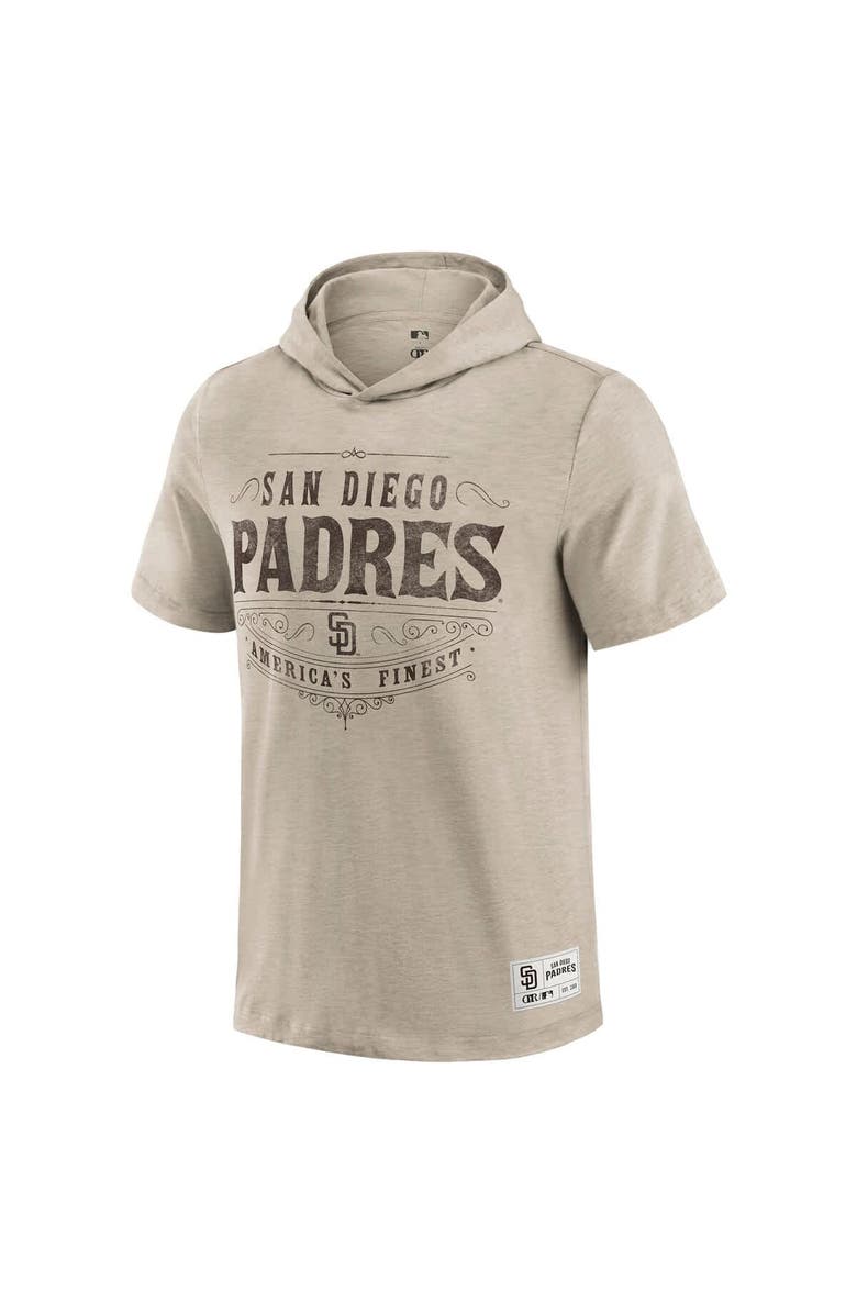 Darius Rucker Collection by Fanatics Men's Darius Rucker Collection by Fanatics  Tan San Diego Padres Hooded T-Shirt, Alternate, color, Tan