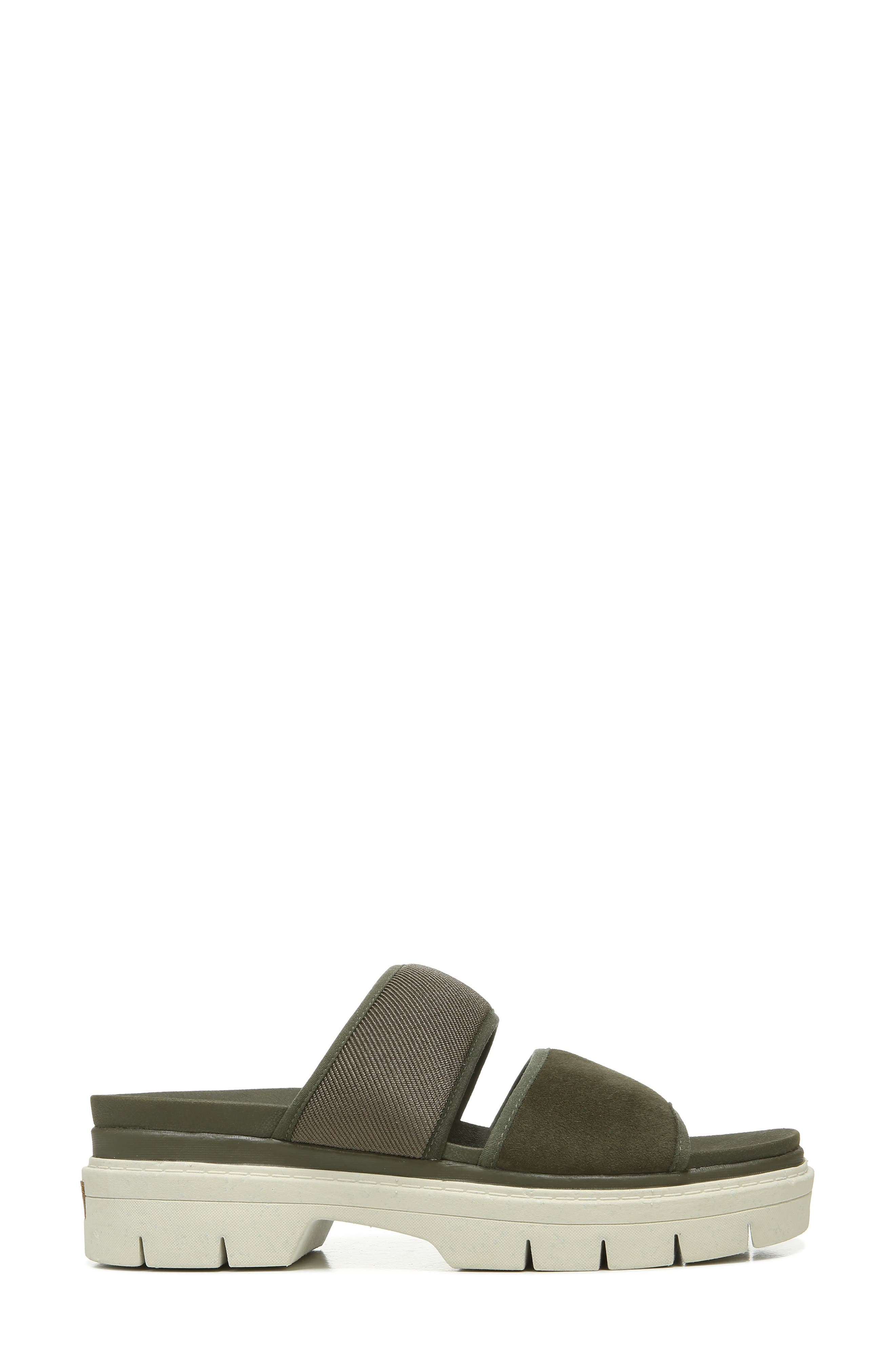 Terrain Platform Slide Sandal, Alternate, color, OLIVE