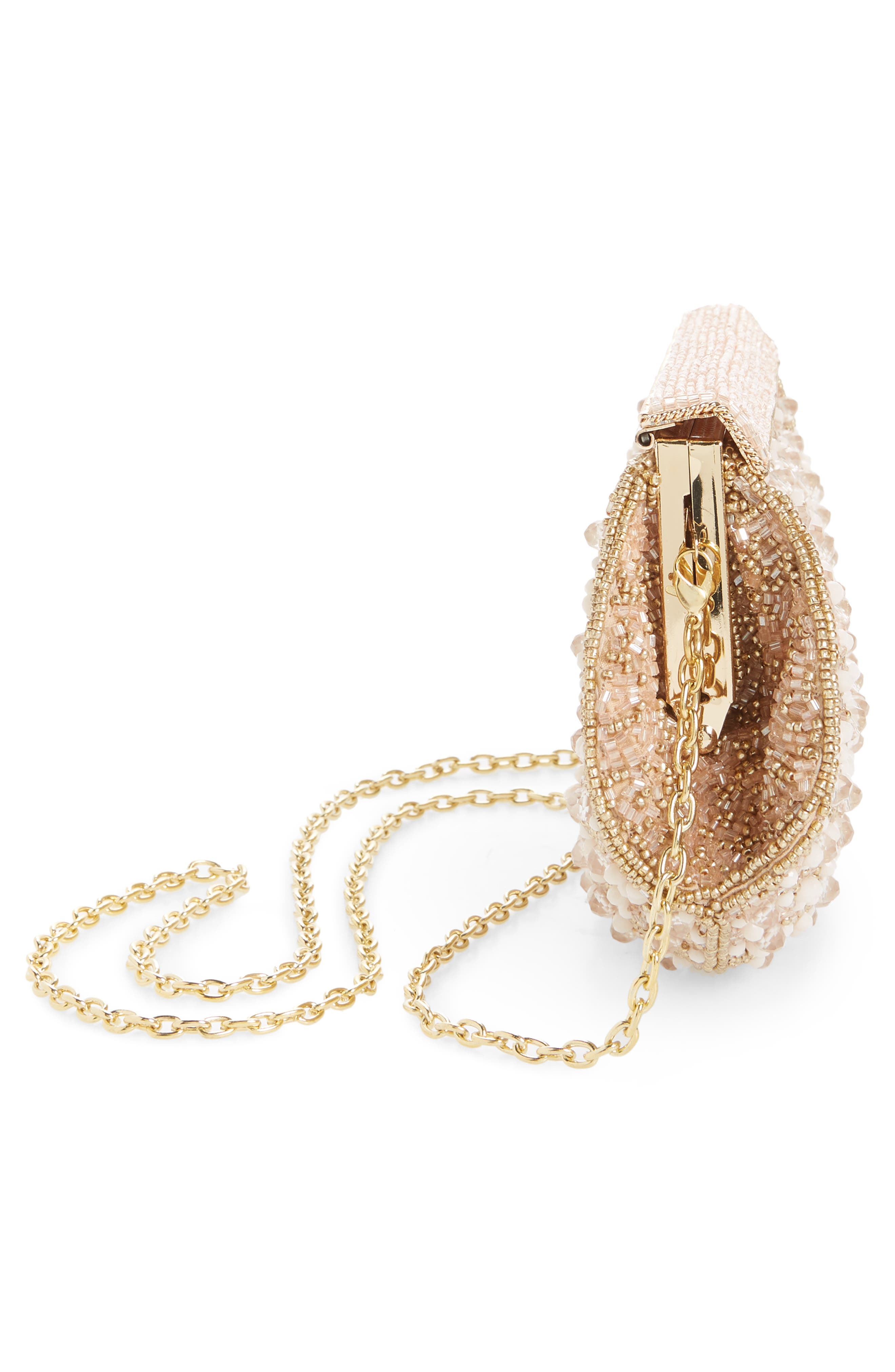 Nordstrom Rivoli Bead Embellished Clutch, Alternate, color, 