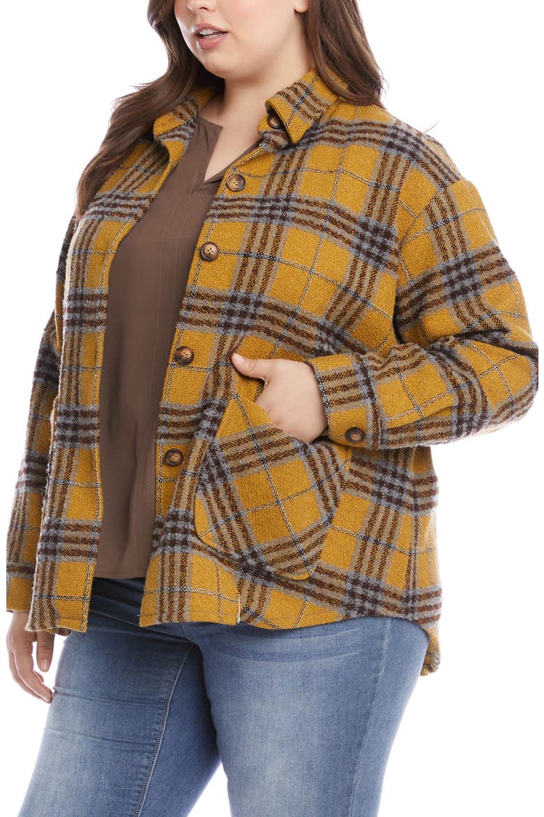 Plaid Shirt Jacket, Alternate, color, PLAID