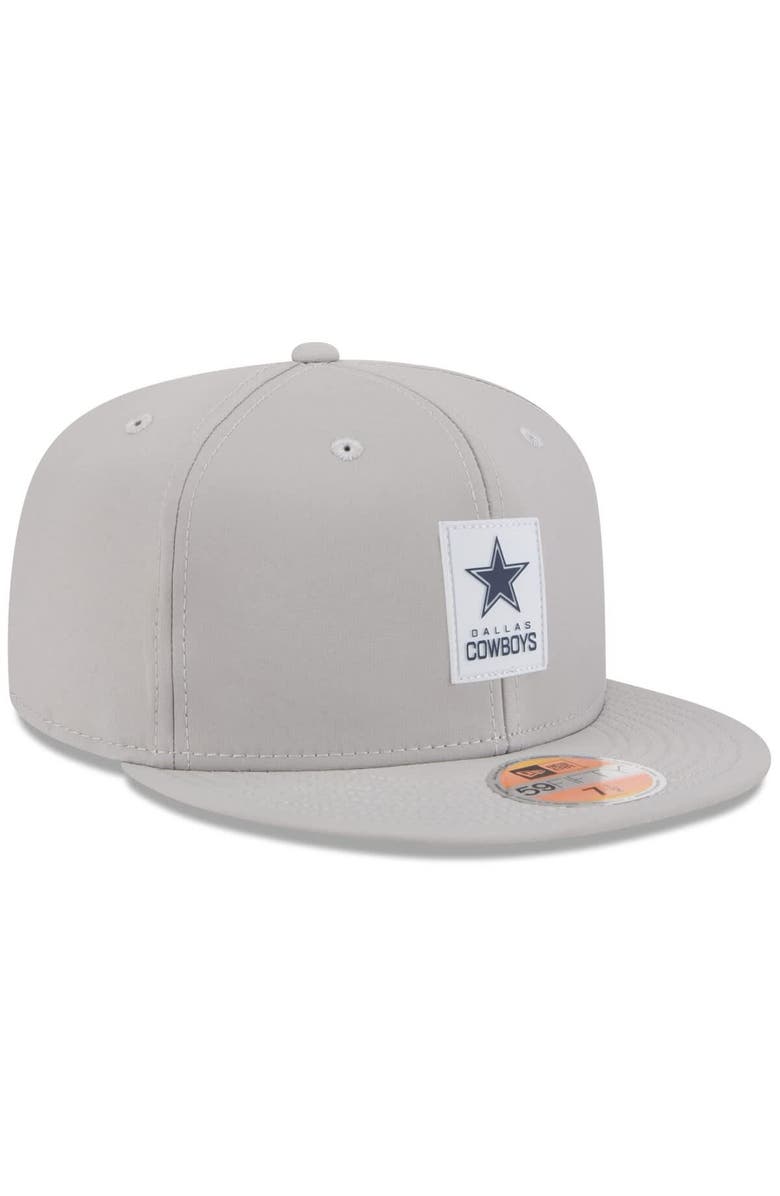 New Era Men's New Era Gray Dallas Cowboys 2025 Sideline  59FIFTY Fitted Hat, Alternate, color, Gray