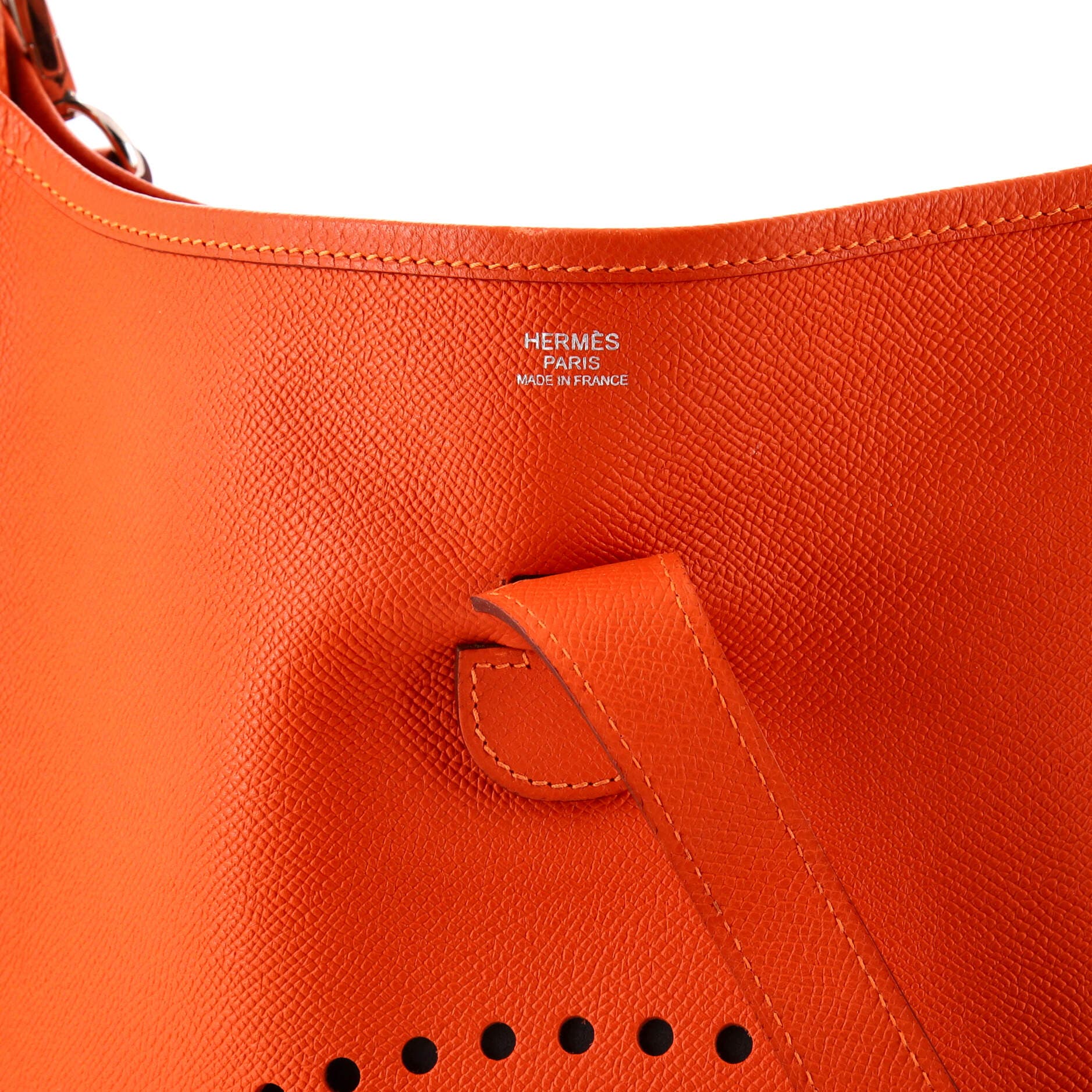 Pre-Owned Hermes Evelyne Bag Gen III Epsom GM, Alternate, color, Feu