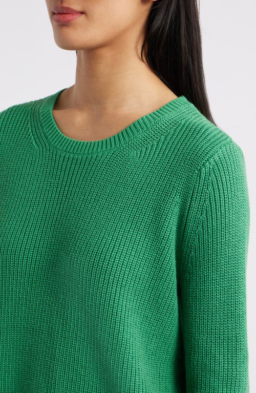 525 Emma High-low Sweater In Ivy Green