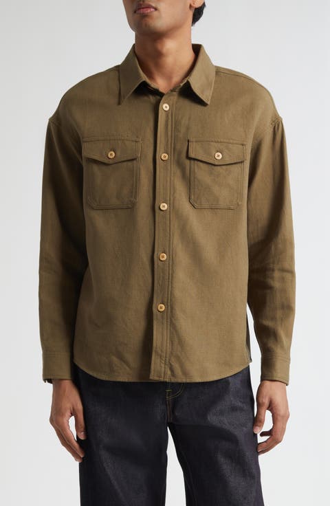 Lumber Wool & Linen Button-Up Shirt