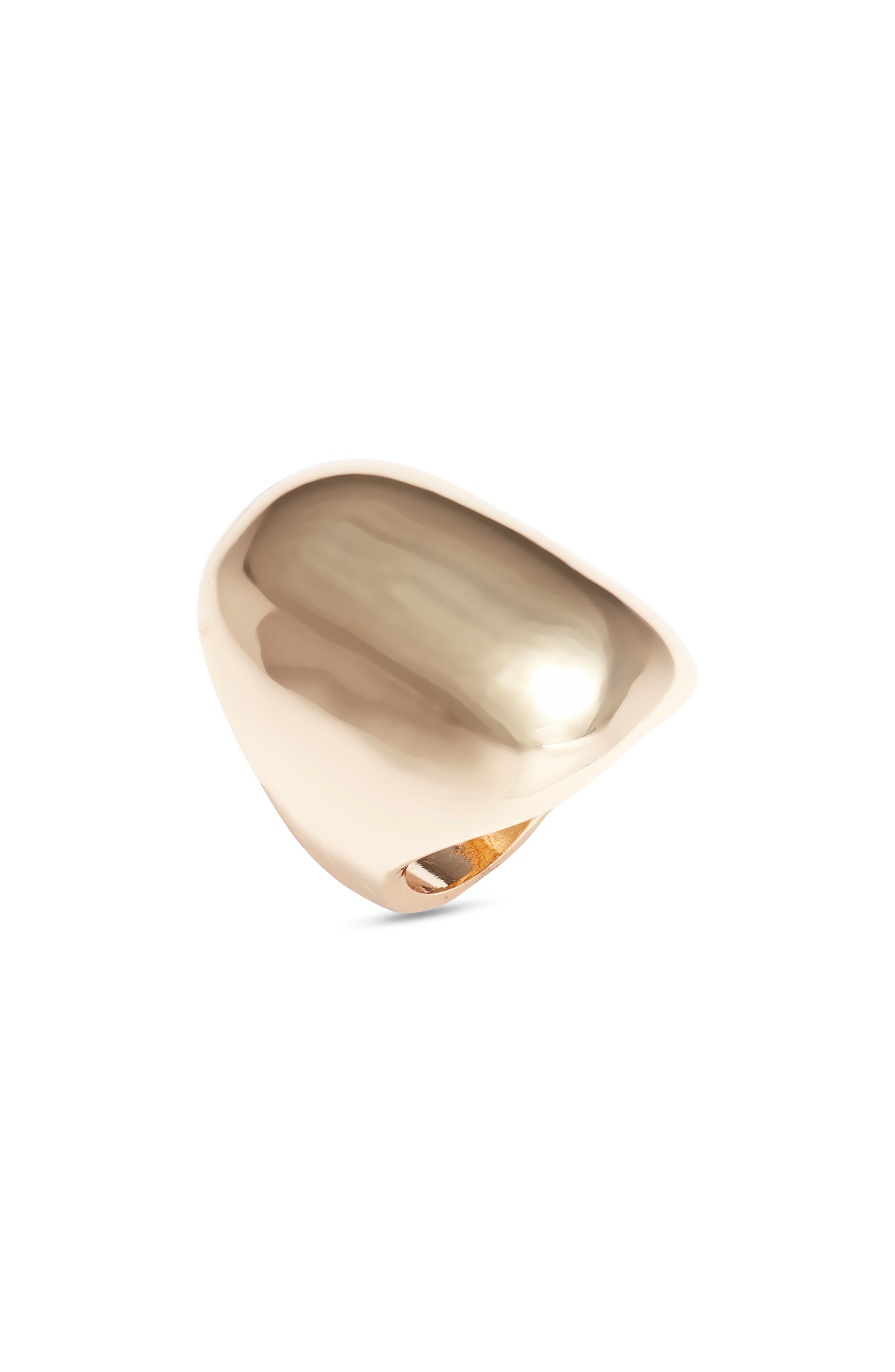 Open Rong Ring Open Edit Domed Rectangle Statement Ring (Women) | Nordstromrack