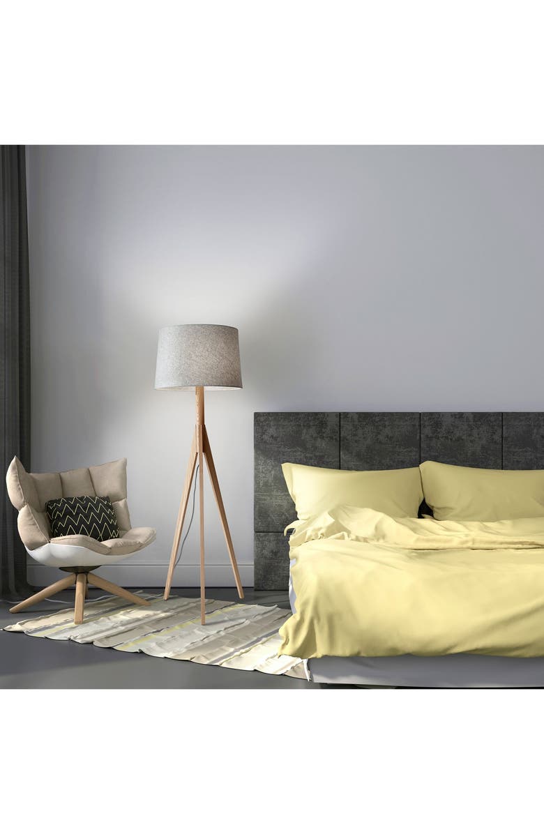 ADESSO LIGHTING Eden Floor Lamp, Alternate, color, Natural Ash