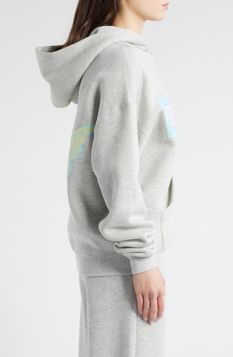 BOYS LIE Better Half Racer Hoodie, Alternate, color, Grey