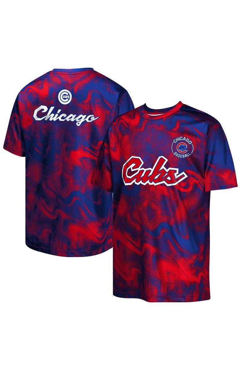 Outerstuff Youth Royal/Red Chicago Cubs Pinch Hitter T-Shirt, Main, color, 