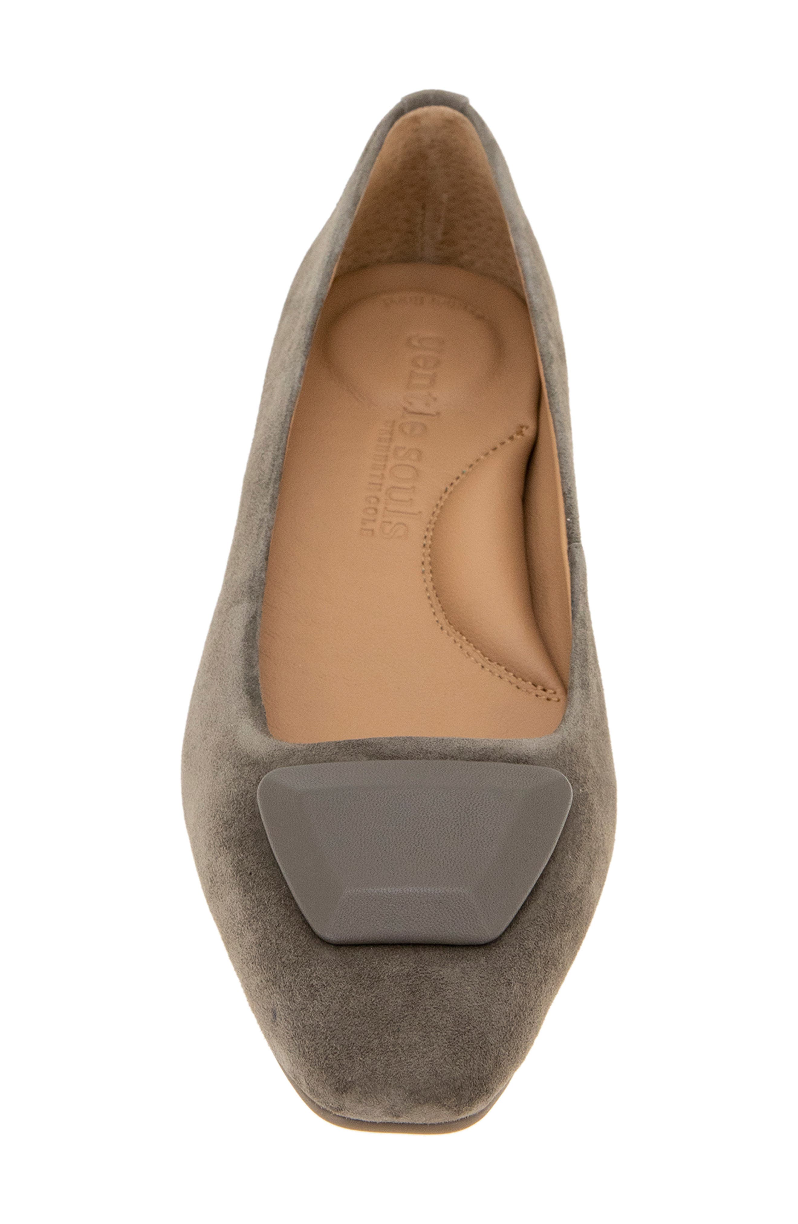Hannette Ballet Flat, Alternate, color, SHITAKE SUEDE